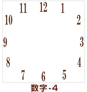 数字のサンプル