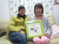 しあわせの時計・銀婚式の日の贈り物・記念写真