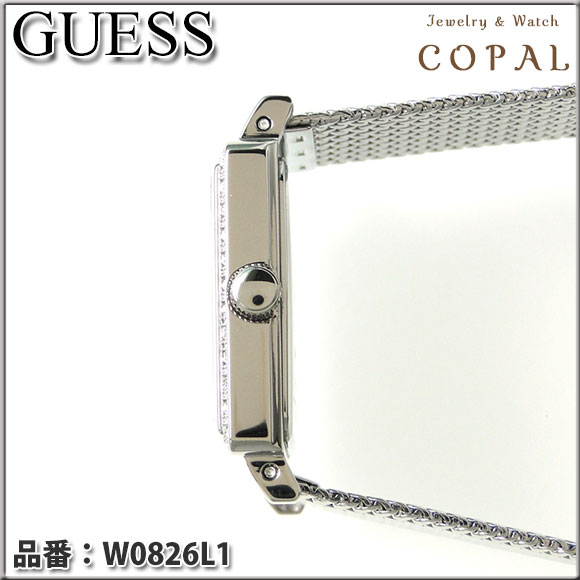 GUESS（ゲス）レディース腕時計～スクエア型の上品なデザインにシック