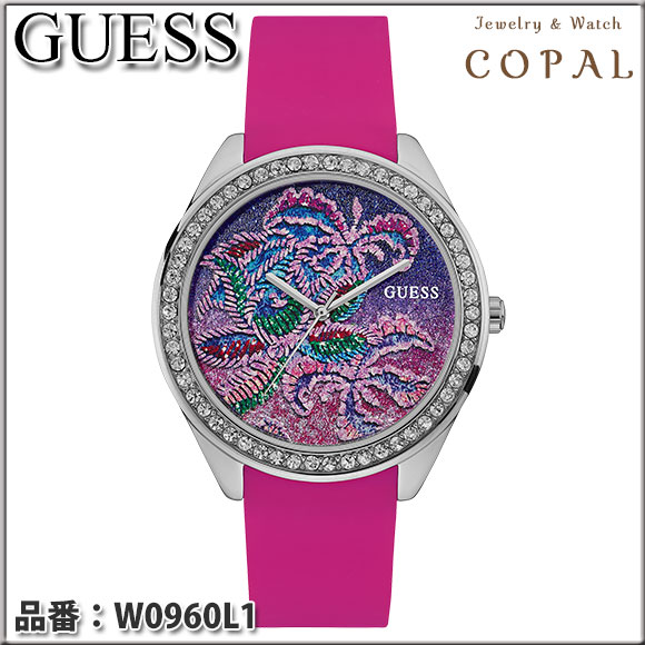 GUESS - Guess Womens ゴールド クォーツ 腕時計 W1013L2の+inforsante.fr