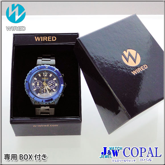 数量限定品】WIREDワイアード・THE BLUE・メンズ腕時計～1800個限定